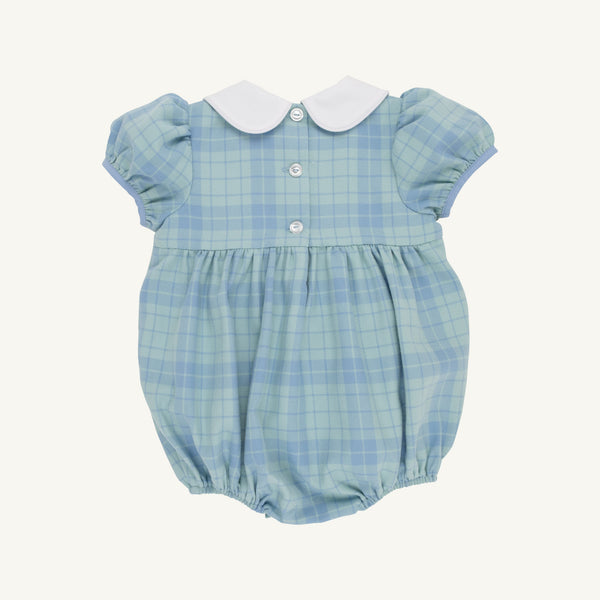 Cindy Lou Bubble Audubon Park Plaid with Worth Avenue White