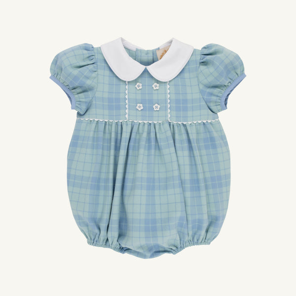 Cindy Lou Bubble Audubon Park Plaid with Worth Avenue White