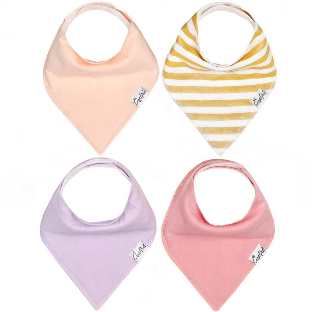 Sweetheart Baby Bandana Bib Set (4-pack)