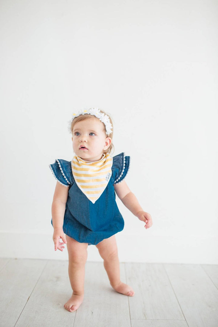 Sweetheart Baby Bandana Bib Set (4-pack)