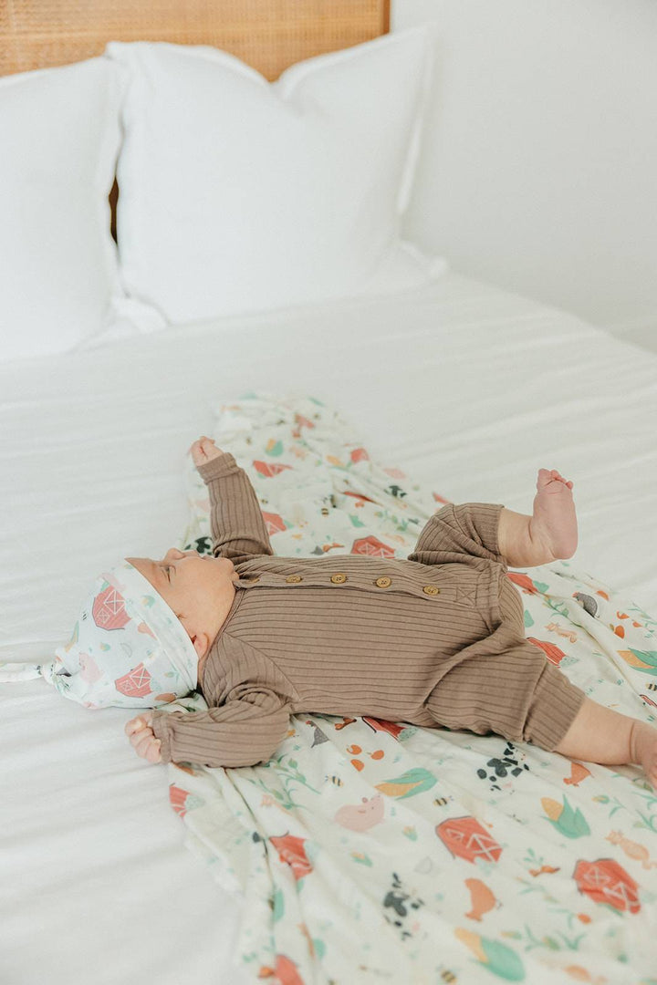 Farmstead Knit Blanket Single
