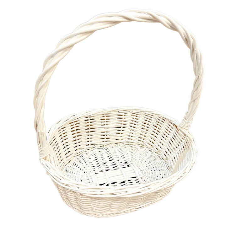 White Wicker Basket
