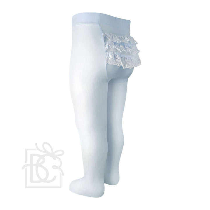 Bottom Lace Microfiber Tights