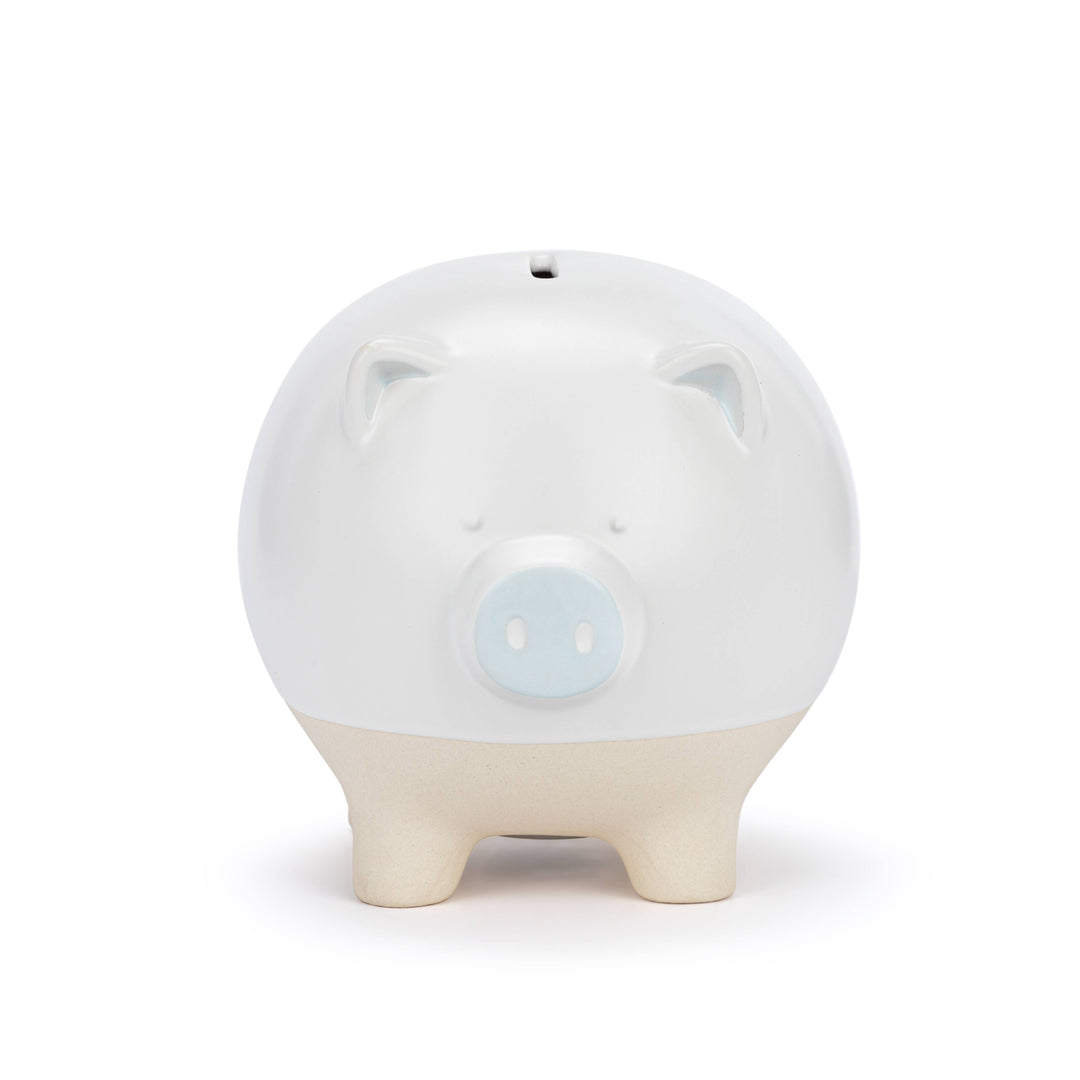 Blue Piggy Bank - 4x5in