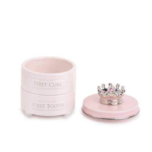 First Tooth &amp; Curl Keepsake Box