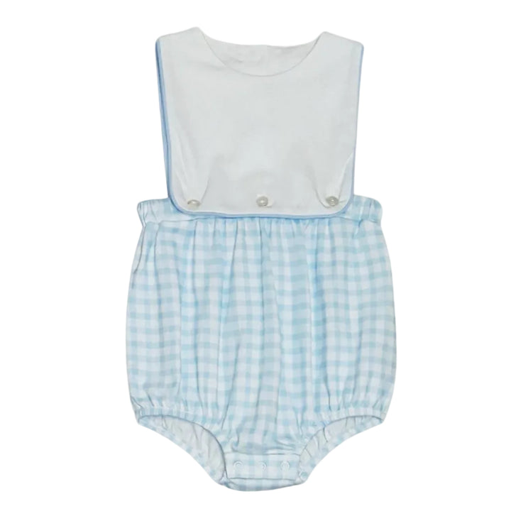Easter Bunnies Collection Blue Checks Baby Boy Sun Bubble