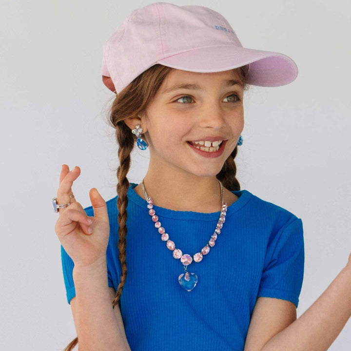 Pink &amp; Blue Necklace Set