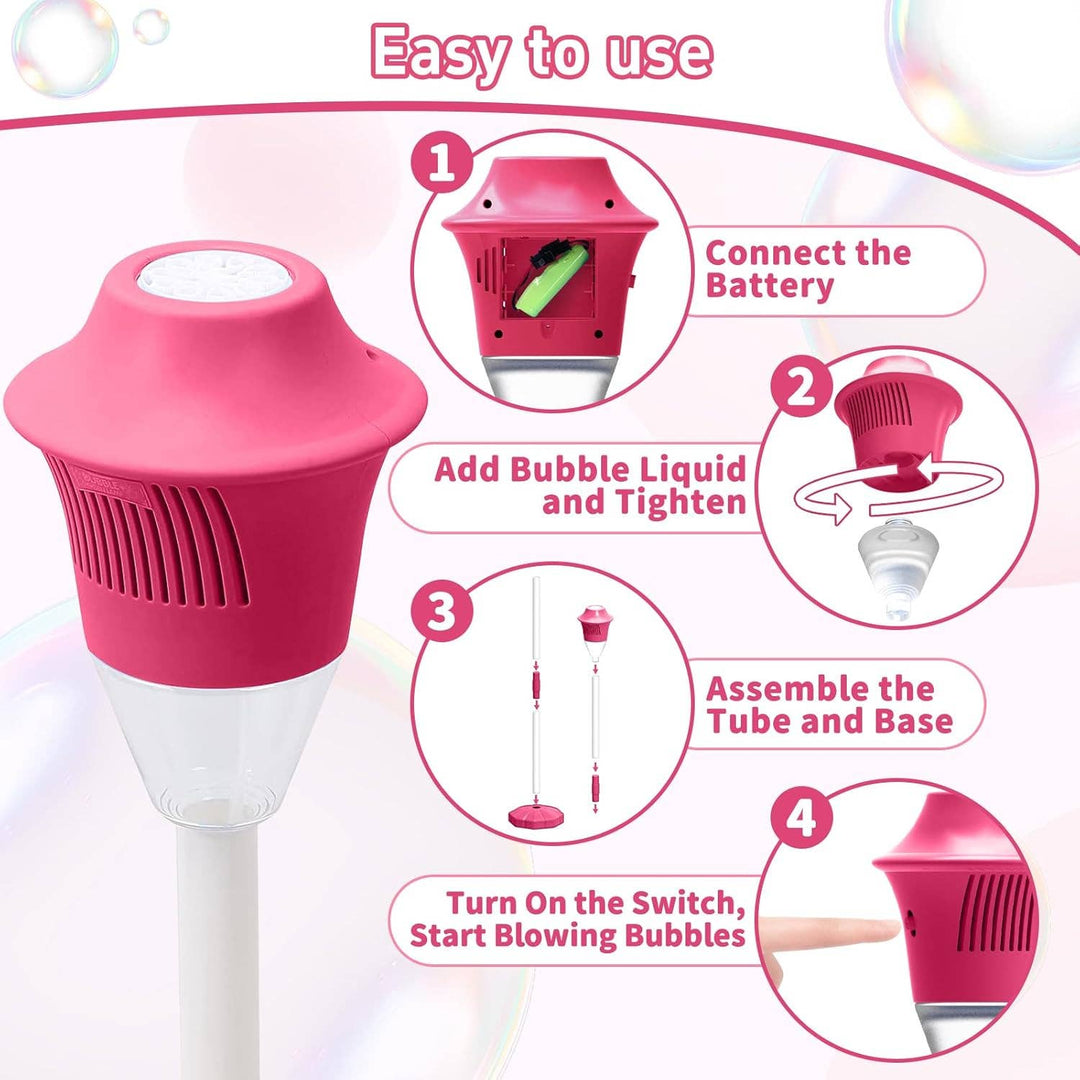 Automatic Standing Bubble Maker Machine Height Adjustable