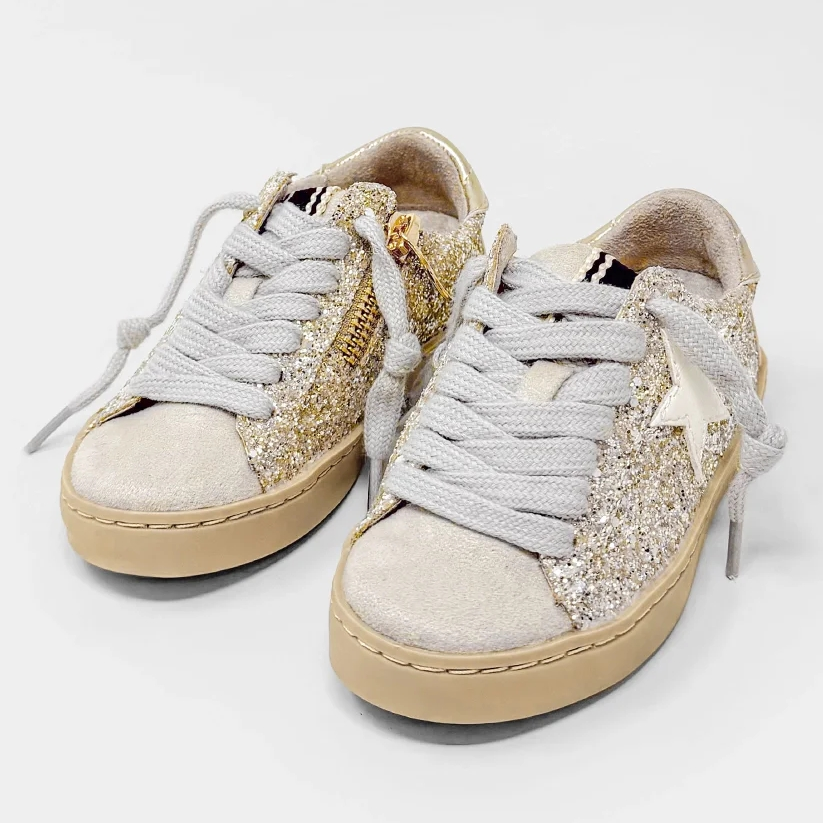 Paula Mini - Golden Glitter (Toddler to Tween)