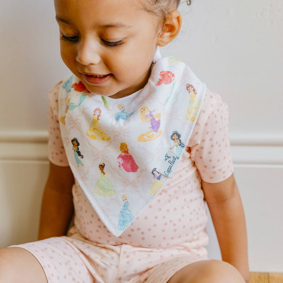 Disney Princess Bandana Bib Set (4-Pack)