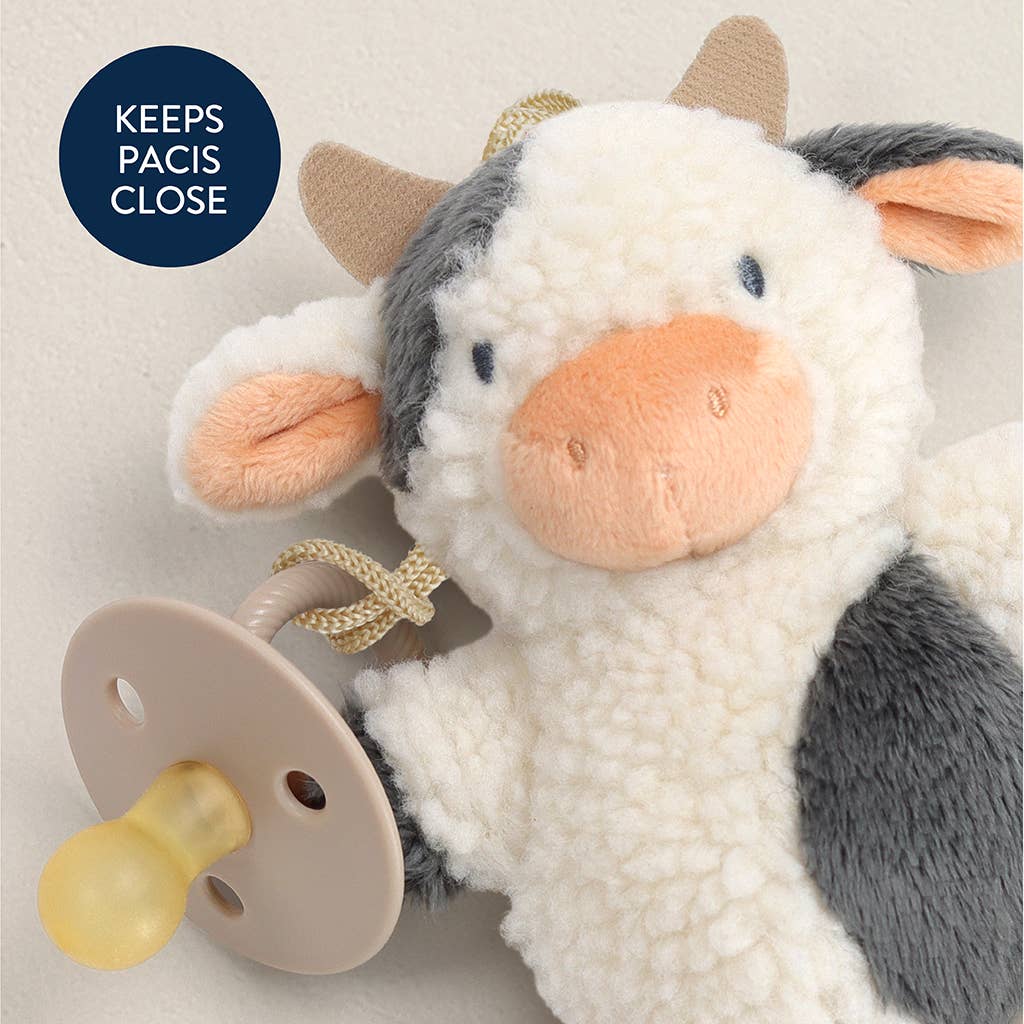 Bitzy Pal Natural Rubber Pacifier &amp; Plush