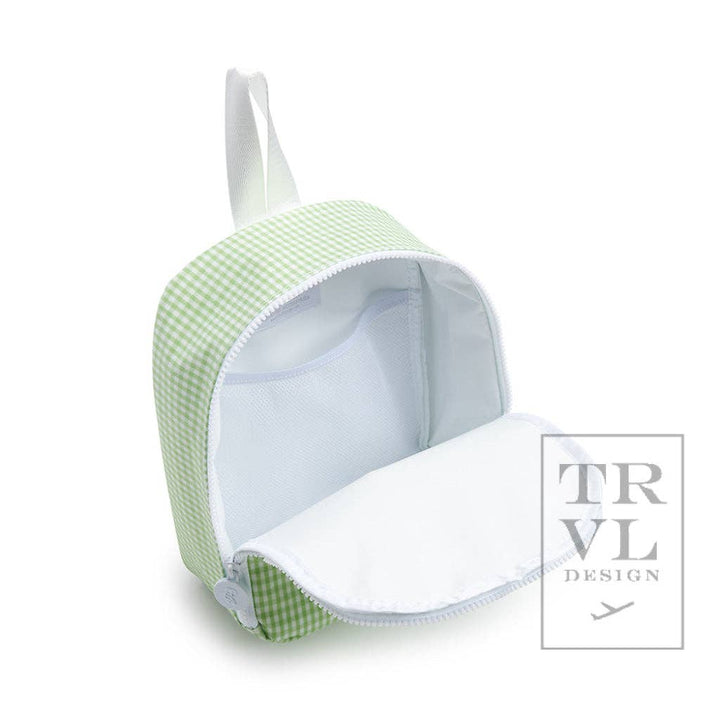 Bring It Lunch Bag - Gingham Leaf2