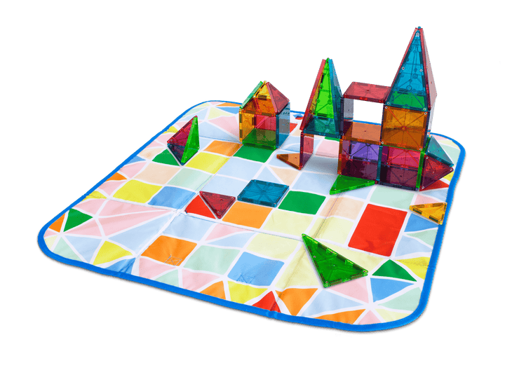 Magna-Tiles Storage Bin &amp; Interactive Play-Mat