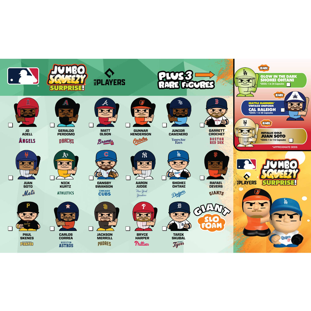 MLB Jumbo Squeezy Capsule 2026 Display - 18 ct