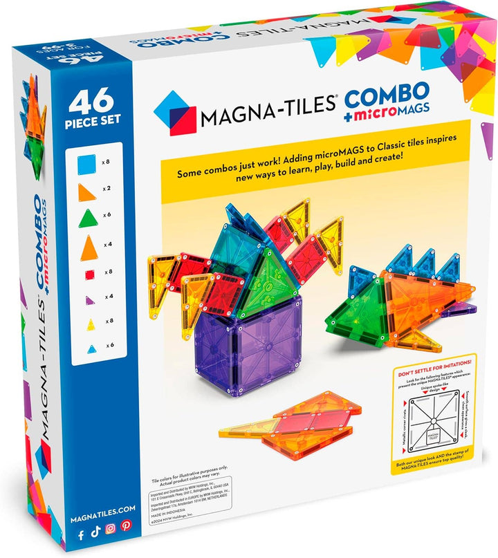Magna-Tiles Combo 46-Piece Set