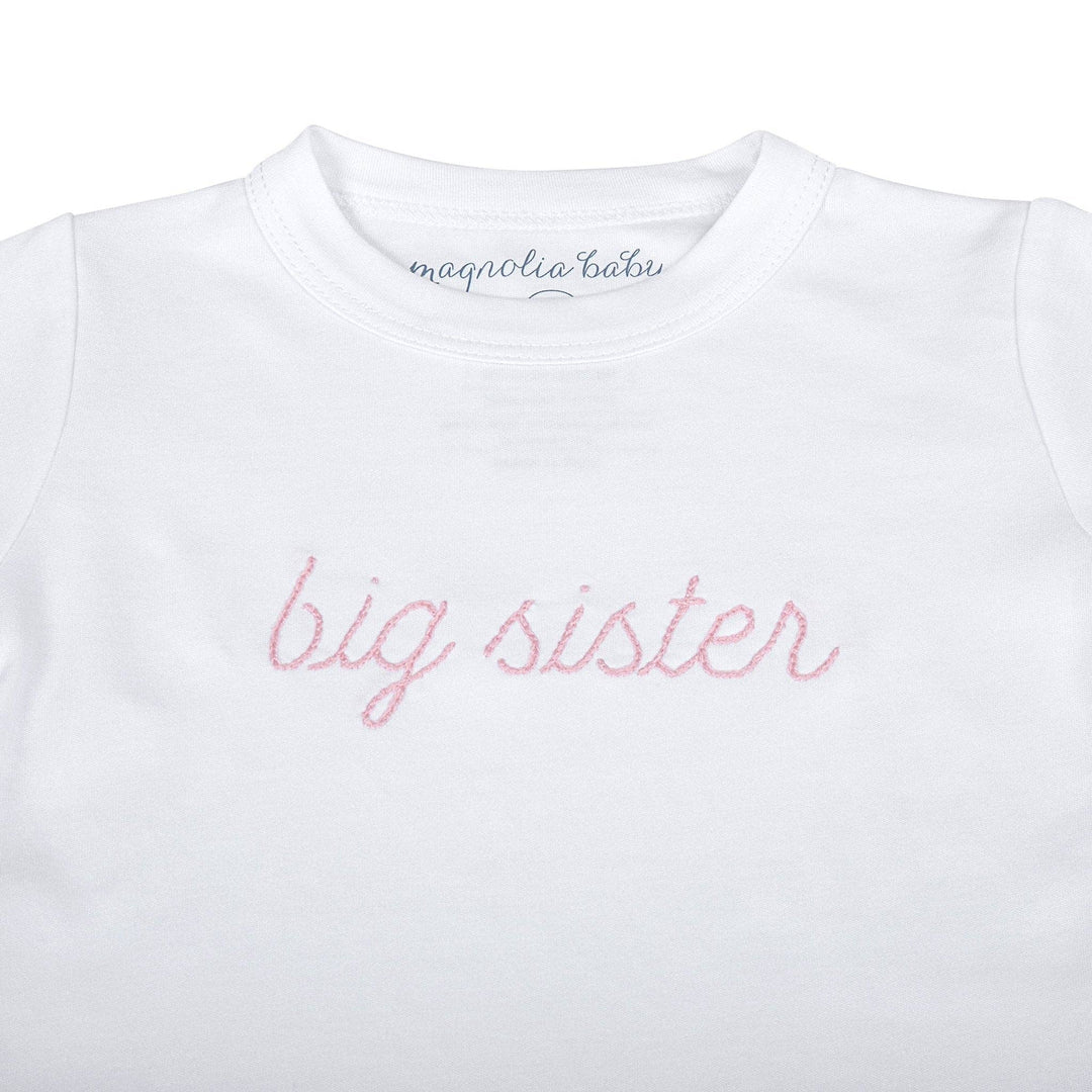 Big Sister Embroidered Long Pajamas