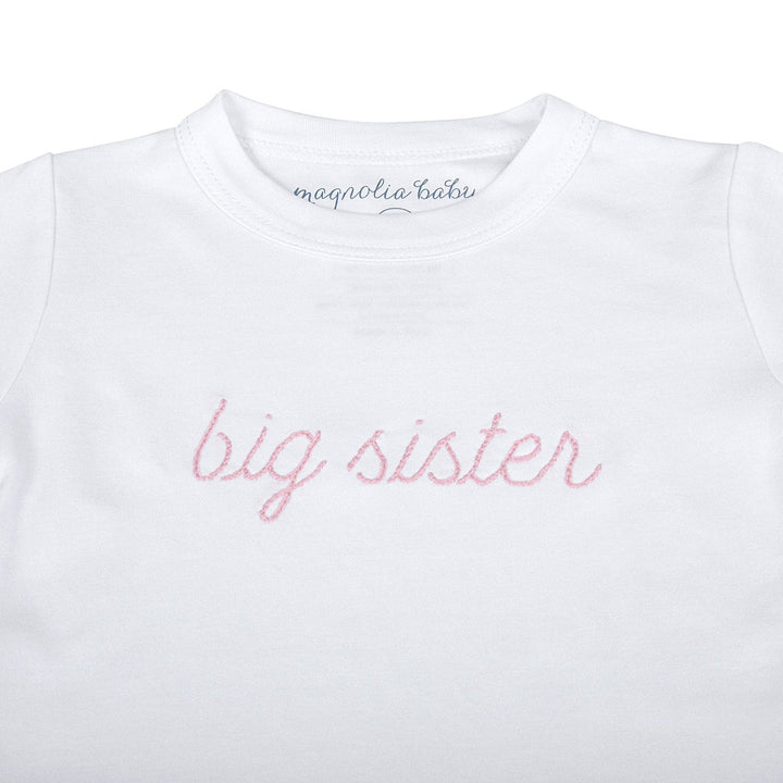 Big Sister Embroidered Long Pajamas