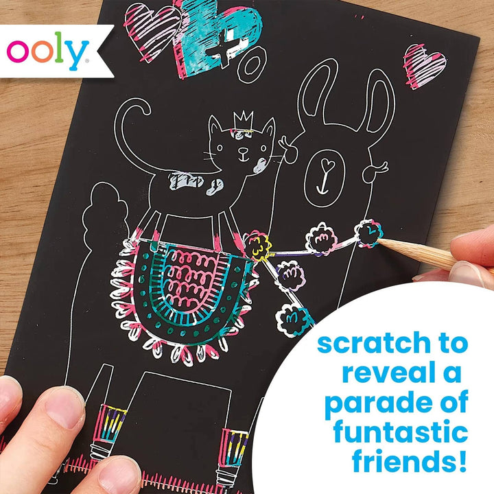 Scratch &amp; Scribble: Mini Kit - Funtastic Friends