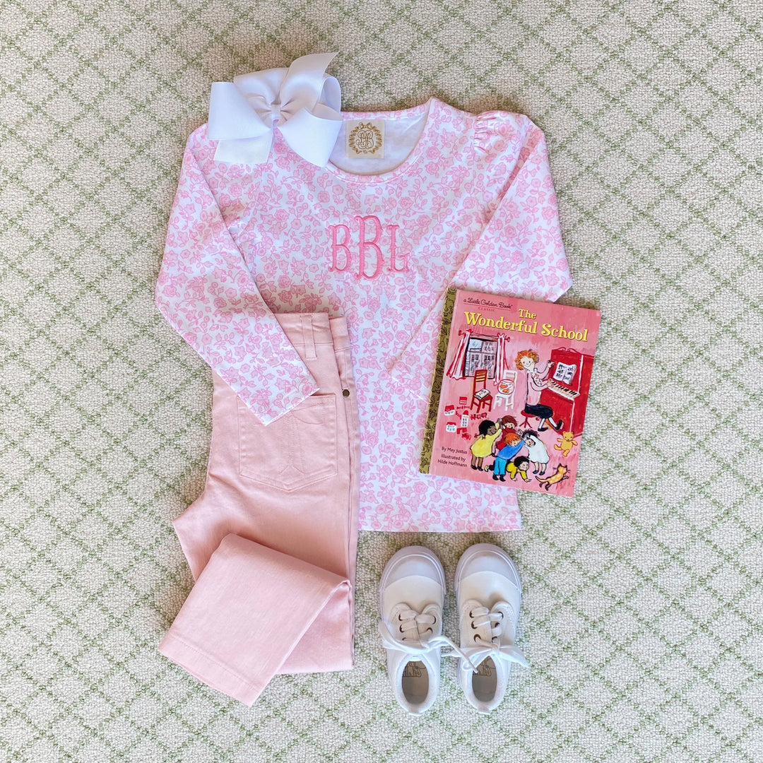 Pep Club Pant (Denim) - Palm Beach Pink