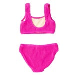 Girls Two Piece Crinkle Berry Swimsuit