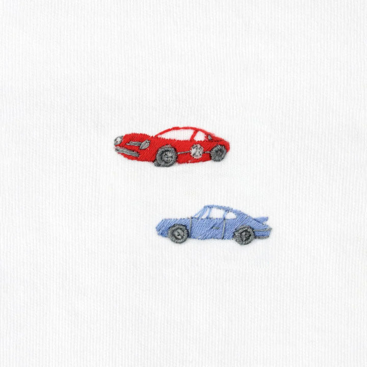 Watercolor Racing Cars Footie