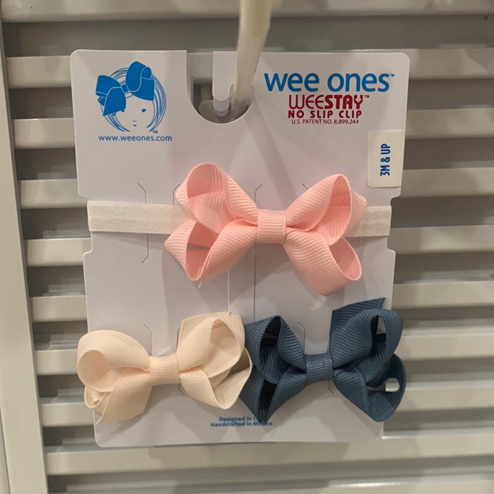 3 Pack Tiny Bow with Band