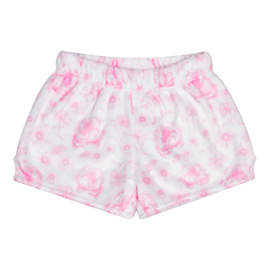 Pretty Pink Toile Shorts Lounge Set