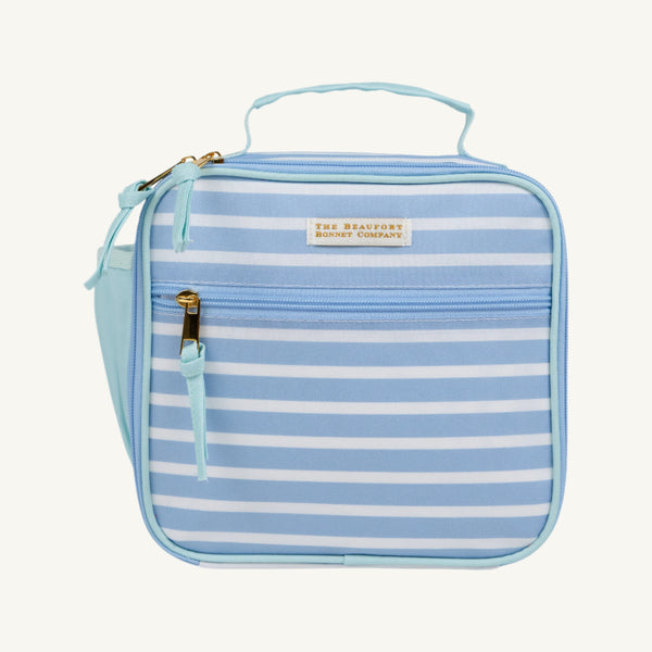 Leighton Lunch Box - Sarasota Sky Stripe/Sea Island Seafoam