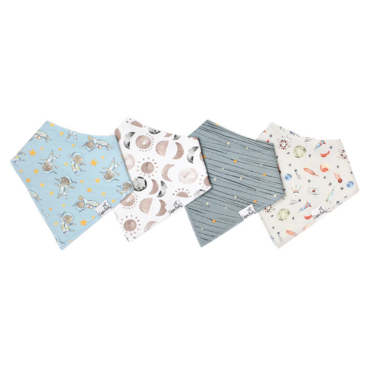 Neil Bandana Bib Set (4-pack)