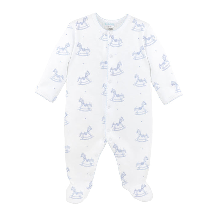 Boy Wooden Rocking Horse Footie