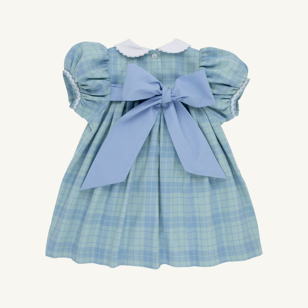 Mary Dal Dress Audubon Park Plaid with Sarasota Sky