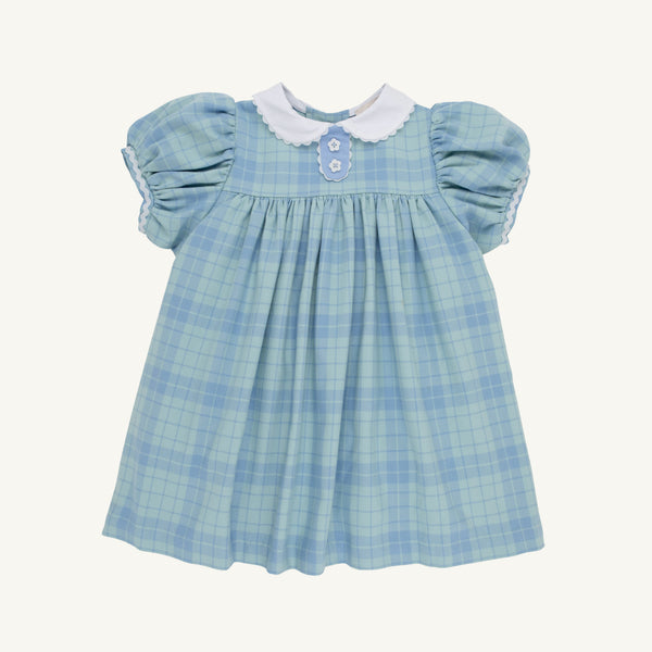 Mary Dal Dress Audubon Park Plaid with Sarasota Sky