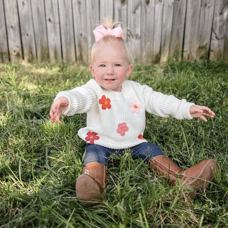 Daisy Toddler Sweater