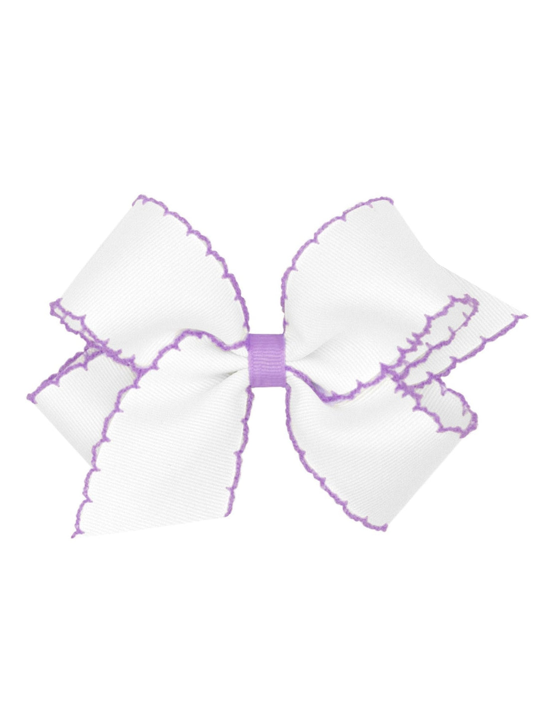 Mini Grosgrain Bow w/ Stitch Edge