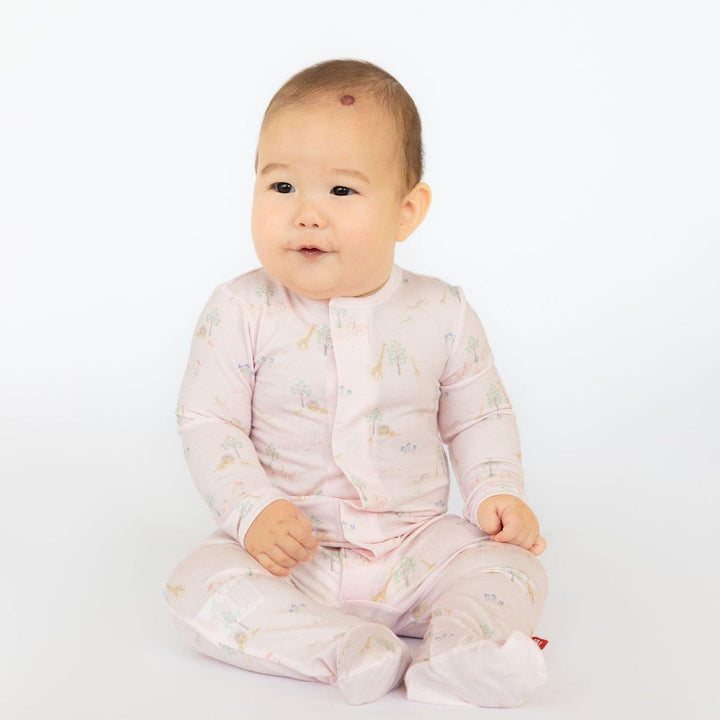 Pink Serene Safari Magnetic Footie
