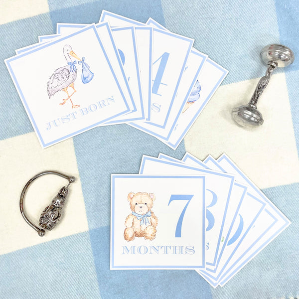 Sir Propers Month Markers - Buckhead Blue