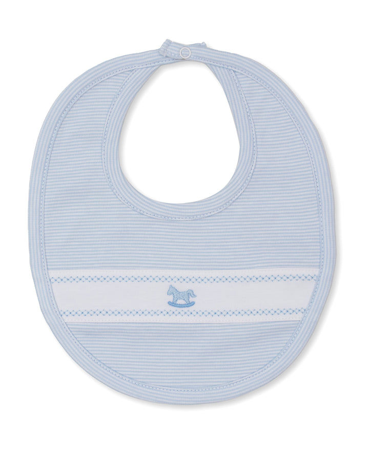 Classic Treasures Blue Stripe Bib