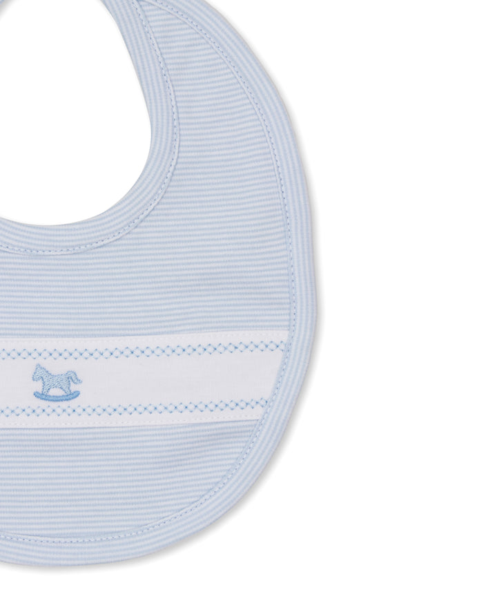 Classic Treasures Blue Stripe Bib