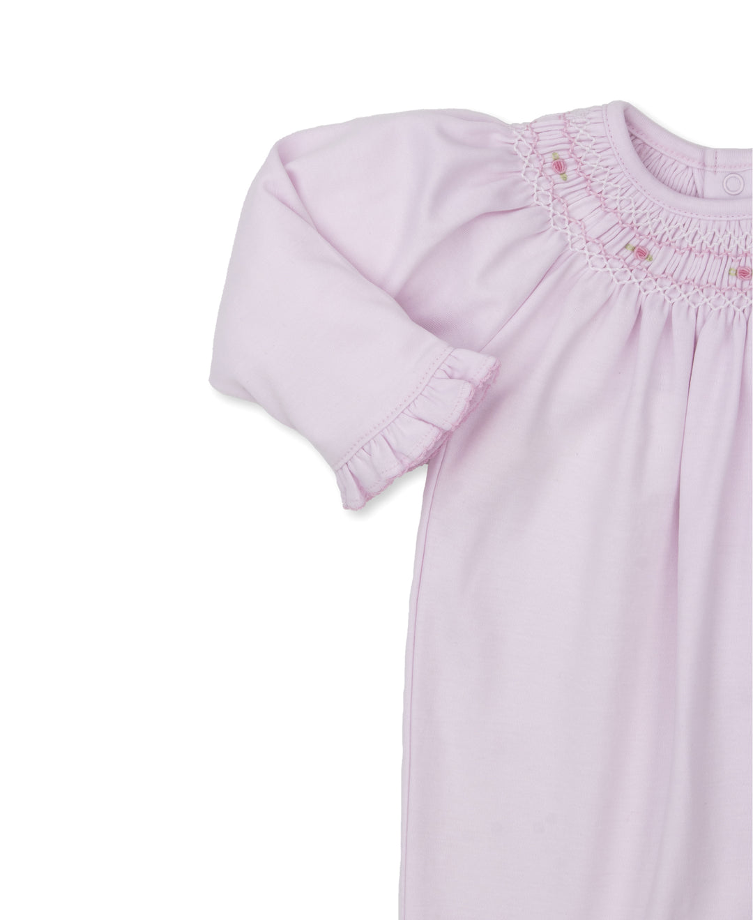 Light Pink Hand Smocked Footie