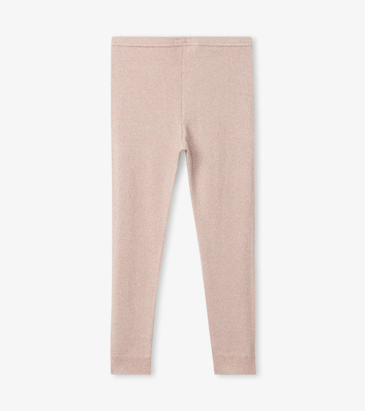 Shimmer Cable Knit Leggings