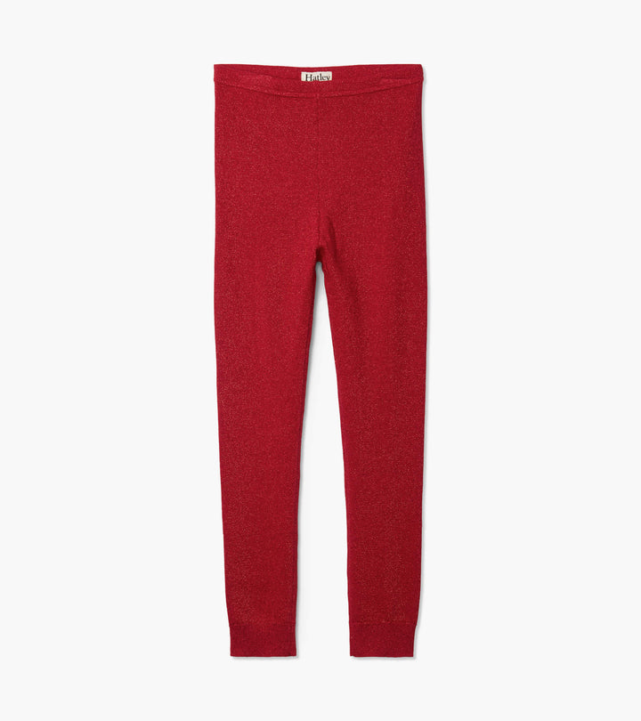 Shimmer Cable Knit Leggings