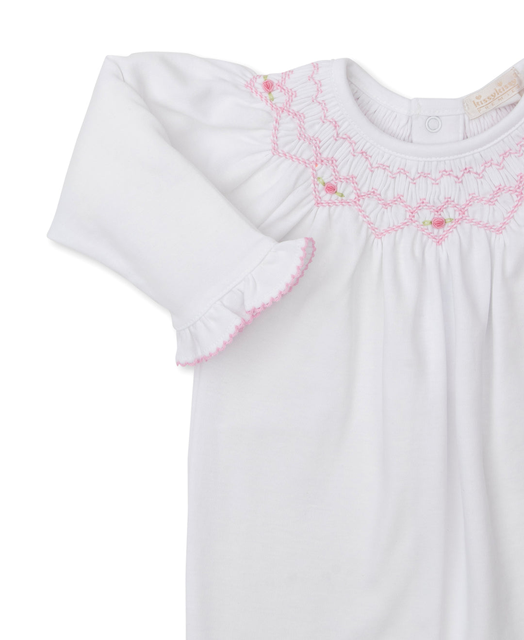 CLB Fall Bishop Footie W/Hand Smocked