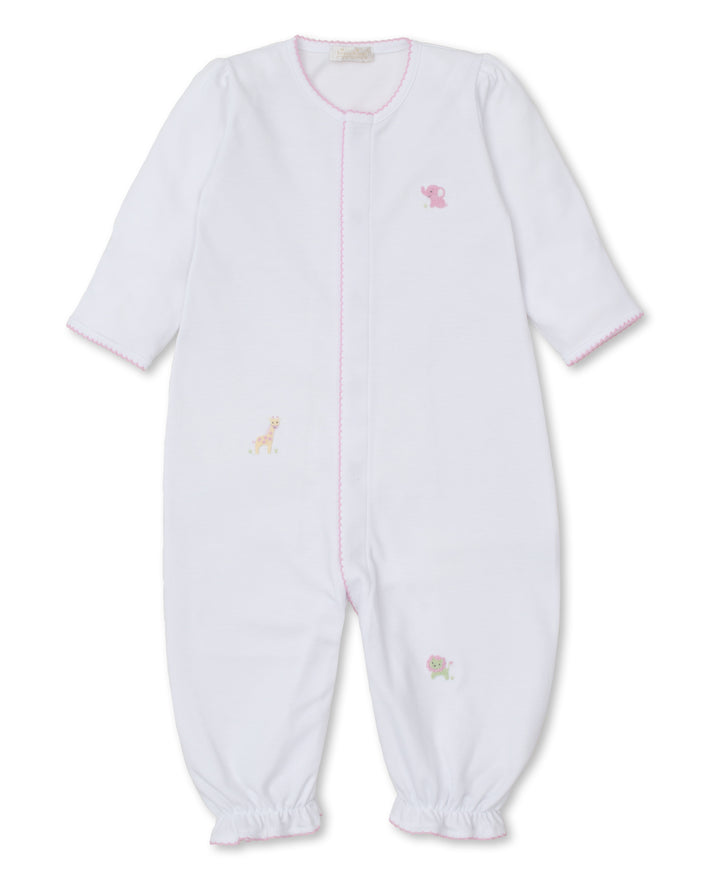 Pink Convertible Gown W/ Hand Embroidery - Jungle Mates
