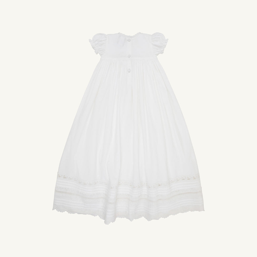 Grandccasion Blessed Christening Gown Set - Girl Worth Avenue White