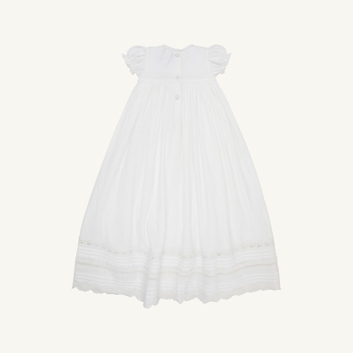 Grandccasion Blessed Christening Gown Set - Girl Worth Avenue White