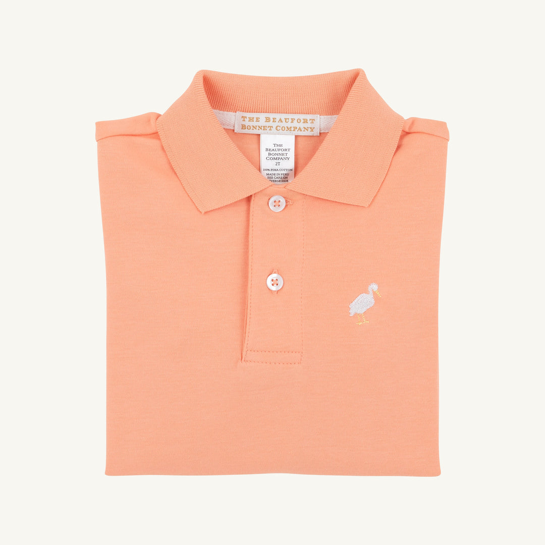 Long Sleeve Prim &amp; Proper Polo Seashore Sherbet