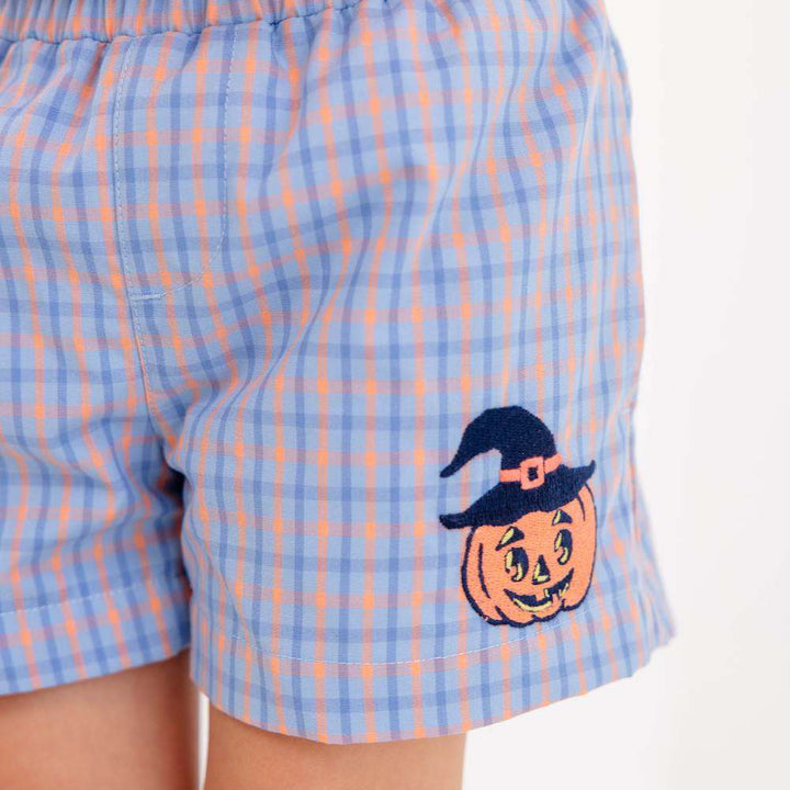 Sheffield Shorts Wheaton Windowpane &amp; Seashore Sherbet with Jackolantern