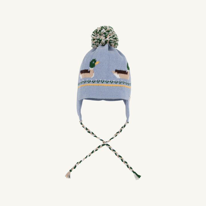 Parrish Pom Pom Hat - Sarasota Sky with Ducks