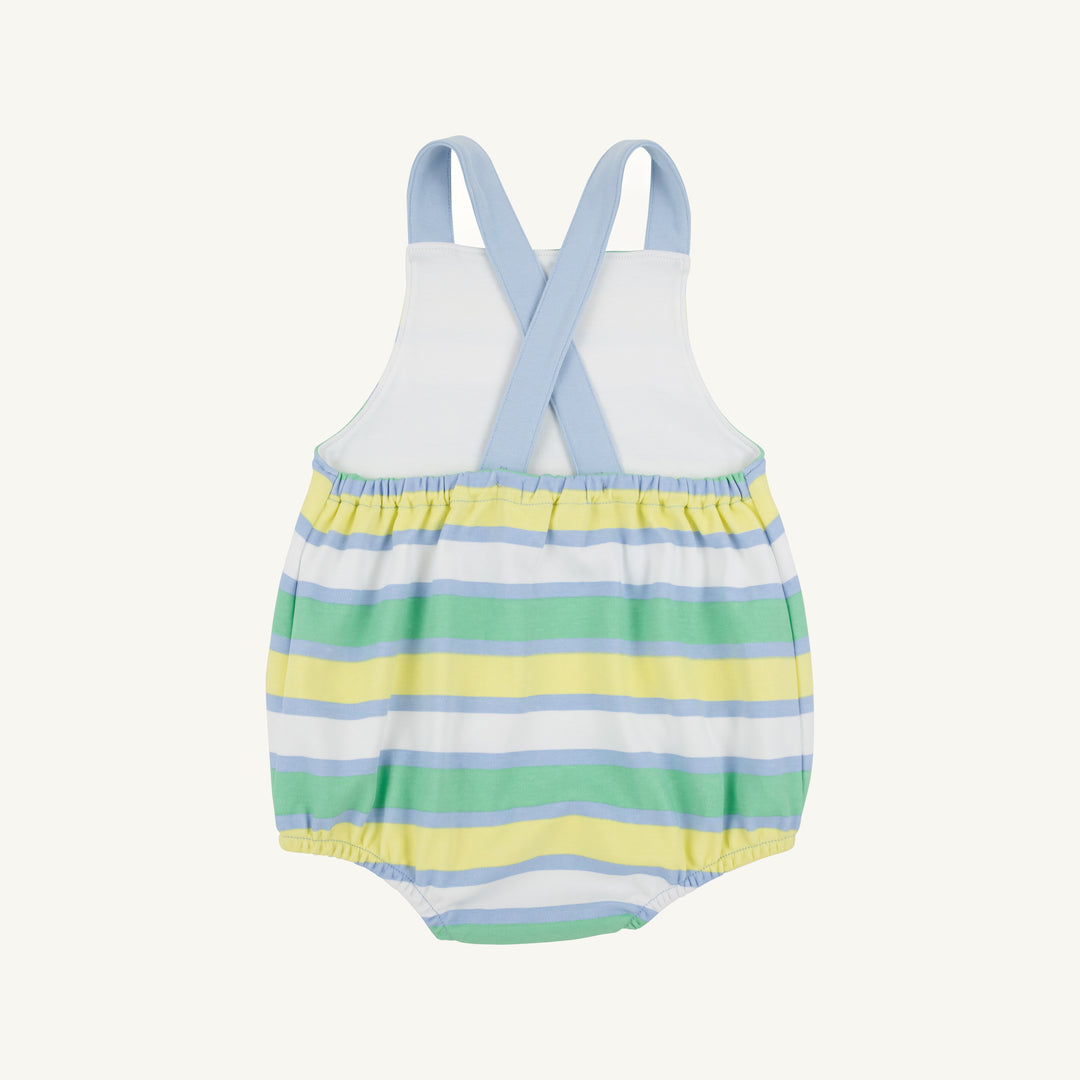 Stillman Sunsuit Samford Stripe (Worth Ave White)/Beale Street Blue