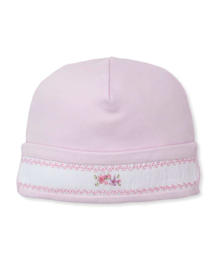 CLB Fall Medley 25 Pink Hat W/Hand Smocked